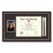 ArtToFrames 11x14 inch Diploma Frame with 5x7 Inch Image Opening and Tassel Opening - Framed with Black and Gold Mats, Comes with Regular Acrylic and Sawtooth Hanger for Wall Hanging (DIT-11x14)